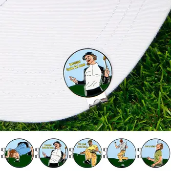 Маркер за голф Здрав, издръжлив, компактен размер, аксесоари за голф, маркер за насочване на топката, маркер за топка за голф