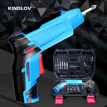 Набор от електрически отвертки KINDLOV 4.2, Пистолет, Малката литиева ръчна бормашина, комбинирани комплекти, Професионален електрически инструменти за ремонт