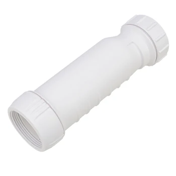 Здрава Мивка Филтър за Дезодорант Сливная тръба Маркуч Бял PVC Пластмаса за дома на колела Кемпера Баня с тоалетна