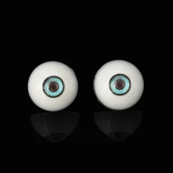 24 мм Очната Ябълка BJD Кукла с отворен Око Грим на Очите Кукла Анти Истинския Цвят Канава син Зеницата на Очната ябълка