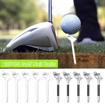 20PCS Професионални Пластмасови тениски за голф, Намаляват страничното въртене и триене, увеличаване на разстоянието, на притежателя на топка за голф, аксесоари за голф
