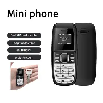 Нов Мини-телефон BM200 с 0,66-Инчов Екран MT6261D Gsm quadband телефони Джобен мобилен телефон С qwerty Dual Sim, За възрастните Хора