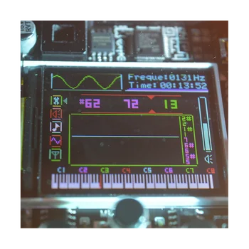 Аудио Мини Theremin Музикален Електронен творчески инструмент Ретро Многоголосные креативни играчки с экранным дисплей
