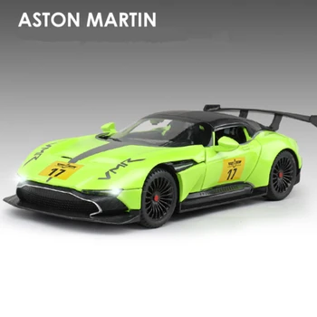 1: 22 Aston Martin GT Легкосплавная Модел на спортен автомобил, Монолитен под налягане и Играчка Кола, Метална Колекция от Модели играчки Автомобили, Високо Моделиране, Детски подарък