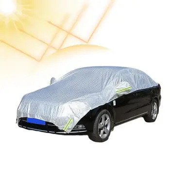 Слънцезащитен калъф за кола, Слънцезащитен крем, калъф от алуминиево фолио за каросерията на Автомобила, аксесоари за превозни средства за защита от всякакви метеорологични условия, аксесоари за джипове, седани и