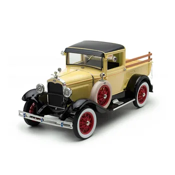 Леене под налягане в мащаб 1:18, 1931 Ford Model A, имитация на пикап, колекция от модели на автомобили от сплав, Сувенирни витрина