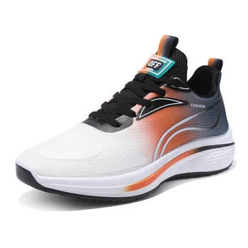 Нова спортни обувки за мъже и жени, лятна дишаща ежедневни универсална обувки от окото на материала, маратонки за бягане подметка, обувки за украса
