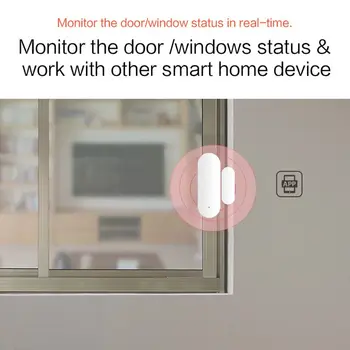 Продажба Защита на дома Вратата на Windows Умни WiFi Вратата сензор Аларма Дистанционно Управление на Вратата сензор Безжични Датчици