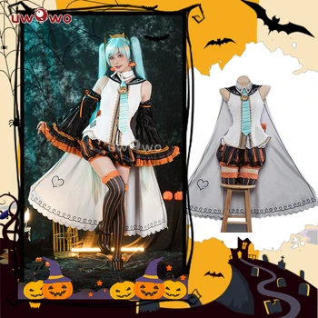 Предварителната продажба на костюм UWOWO Mikku за Cosplay на Хелоуин, съоръжения за игри, сладка рокля