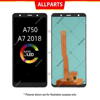 KINTEK AllpartsOled/Incell Дисплей За Samsung Galaxy A7 2018 A750 Подмяна на Дигитайзер с Докосване на екрана LCD