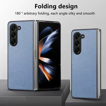 За samsung z fold 5 Лесен за Носене, изработени от Въглеродни Влакна за Samsung Galaxy Z Fold 5 5G Fold5 Zfold5 Аксесоари за телефони Funda