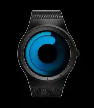 Часовник Sinobi Couple, Trend Контрастен цвят, Творчески часове Без игли, Концепцията на Vortex, Кварцови часовници, мъжки 9659