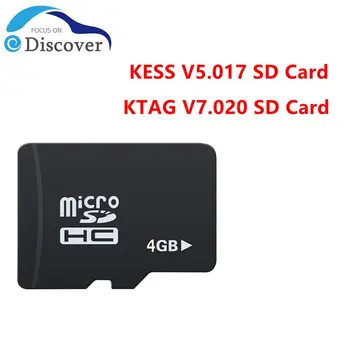 Професионална SD-карта KESS V5.017 KTAG V7.020 Съдържанието на файлове 4 GB SD карта за Подмяна на повреден KESS 5.017 K-TAG 7.020
