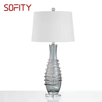 Настолна лампа SOFITY Nordic Glaze Съвременно изкуство Хол, Спалня, Кабинет, Хотел LED Индивидуалност, Оригиналност Настолна лампа