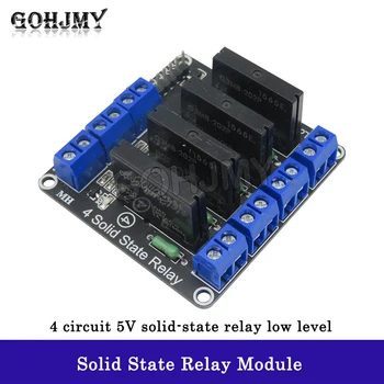 Ниско ниво 4-канален solid state relay модул SSR G3MB-202P напрежение 5 В с освобождаването на 240 На 2 А с резистивен предохранителем