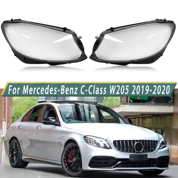 Капак на обектива на лявата и дясната странична фарове за Mercedes-Benz C-Class W205 2019-2020