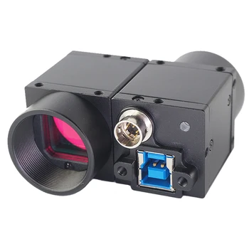 Камера за машинно зрение HT-SUF1205GC 12.0 MP С глобалното затвор Цветна Високоскоростен USB3.0 Индустриална цифрови Фотоапарати 4096X2160 28 кадъра в секунда