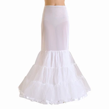 Модно Сватбена рокля-комбинация от 2 цвята, Реколта Слипы, Сватбена рокля, пола-на обръч, Долната пола с кринолином, Долната пола