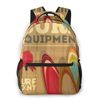 Раница, ежедневна пътна чанта, дъски за сърф, училищна чанта, Модерна чанта на рамото за тийнейджърка, раница
