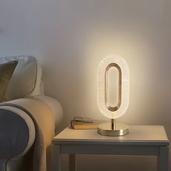 Кристални led настолни Лампи Nordic малка странична лампа за Дневна Украса на Ресторанта Луксозна Настолна лампа за Нощно осветление