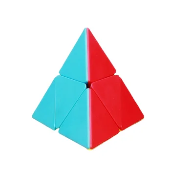 [Picube] QiYi 2x2 пирамидална куб без етикети magic cubes професионален магистралата куб пъзел 2x2x2 забавни играчки за деца