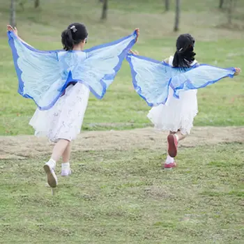 Качающееся крило на пеперуда, Хелоуин, крилото на пеперудата, Детски костюм за Хелоуин, наметало с крила на пеперуда, за да се изяви на сцената за деца
