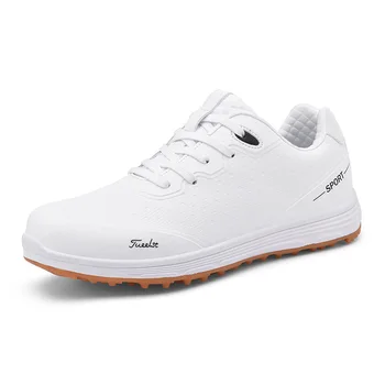 Нова мъжки обувки за голф, дамски лека облекло за голф, мъжки маратонки за ходене, градинска устойчива на плъзгане, спортни обувки за голф