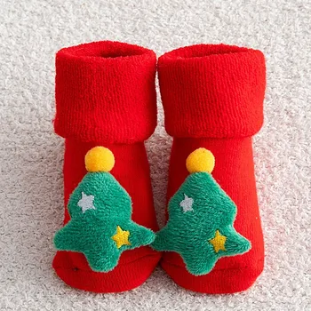 Нова Година 2024 Навидад 2023 Коледни Детски чорапи, Коледни Декорации за Украса на дома с Коледни Подаръци Чорапи за Натального Декор Noel Gifts