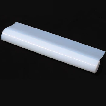 Висококачествен лист бяла силиконов каучук 50x50 см, Прозрачен гумена плоча, мат, оборудване запечатване на уплътнението, Тънка дъска с дебелина 1-5 мм