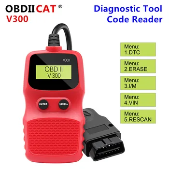 Код четци OBDIICAT ELM327 V300 OBD2 OBDII Car Auto Diagnostic Tool Интерфейса на Скенера за Проверка за Неизправности на двигателя на Инструменти за Диагностика, Сканиране