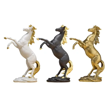 Колекция настолни бижута Arstec във формата на кон от смола, скулптури на животни, занаяти, водоустойчиви са Идеални подаръци за офис плотове
