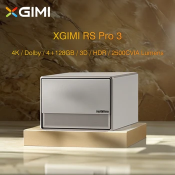 XGIMI RS Pro 3 DLP 4K Проекторът 2000 CCB Лумена Led с Двоен Лазерен източник на светлина 3D Домашно Кино 128 GB Android Harman Kardon в прожектор