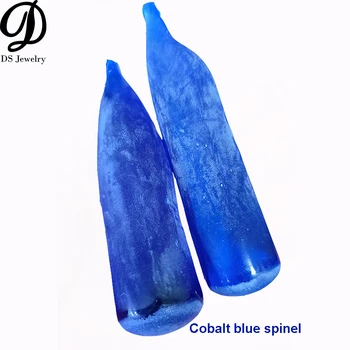 Нов цвят 0,5 кг/пакет Кобальтово-синя Шпинел Необработанное суровини Скъпоценни камъни Камък за бижута