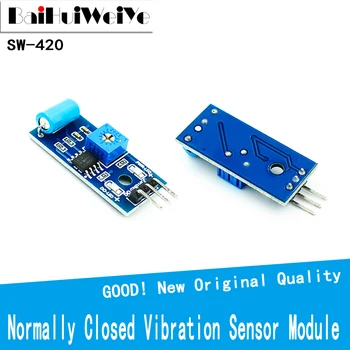 SW420 Модул сензор за вибрации нормално затворен тип Модул аларма сензор вибрации Ключ SW-420 за Arduino