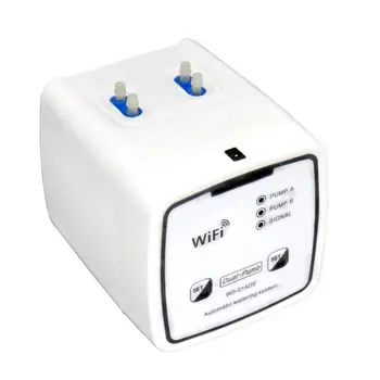 Автоматично интелигентно устройство за поливане Wi-Fi, управление на мобилно приложение за Автоматично напояване, двойна помпа, иригатор за поливане, захранва от USB