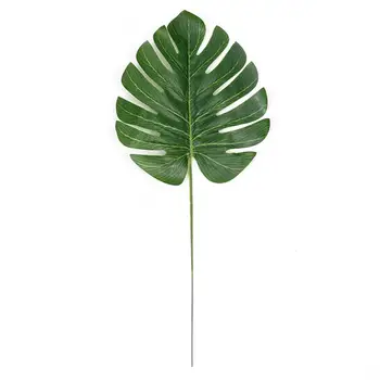 Зелени Изкуствени листа на Монстера в Скандинавски стил, Изкуствено растение със зелени листа, Декоративна паста за домашния офис, Изкуствени растения