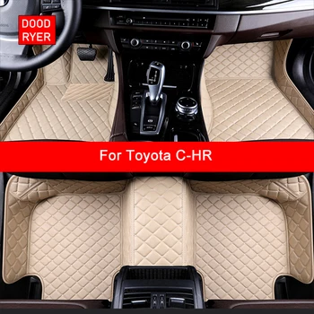 Автомобилни постелки DOODRYER по поръчка за Toyota C-HR CHR, автоаксесоари, Килим за краката