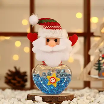Банка за шоколадови бонбони с коледен елемент за Многократна употреба Коледни кутии за шоколадови бонбони с анимационни Дядо Коледа, Северния елен, Снеговиком за коледно парти