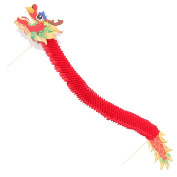 Декор, декорация във формата на китайски дракон, коледен реквизит за фотосесия, ръка в ръка, парти за деца