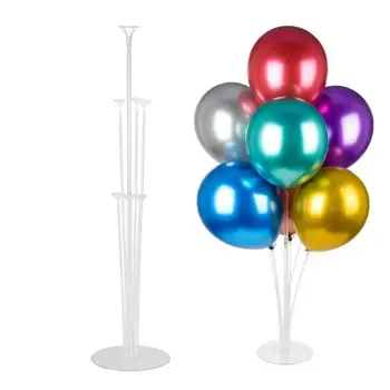 Комплект Притежателите на Каботажните За балони Регулируема стойка За Пръчки За Балони стойка За Пръчки За балони С Основание За Абитуриентски Коледното Парти На Открито