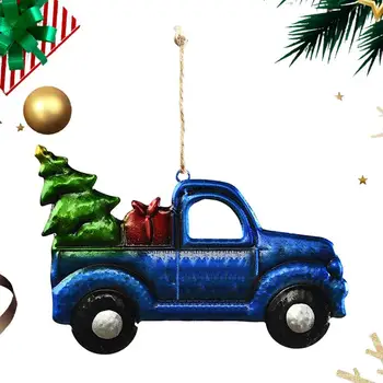 Коледен камион, Железни окачване, украси за Коледната Елха, Коледна украса, подаръци, Парти, детски играчки