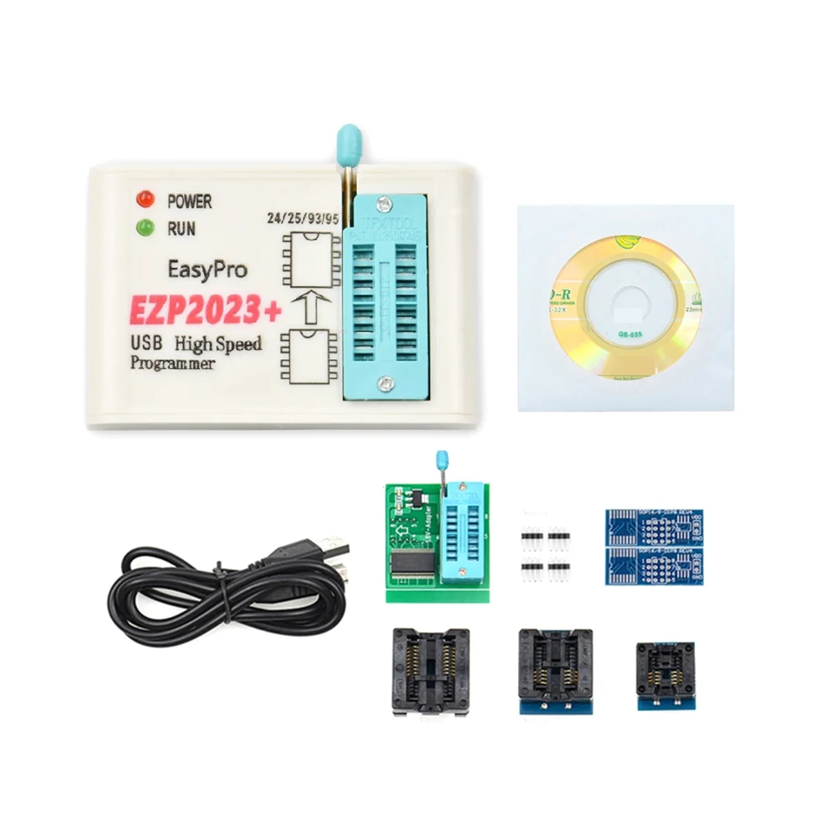 EZP2023 Високоскоростен USB SPI ФЛАШ програмист Подкрепа Съставител EZP2023 24/25/93/95 25 EEPROM, Flash на Bios чип